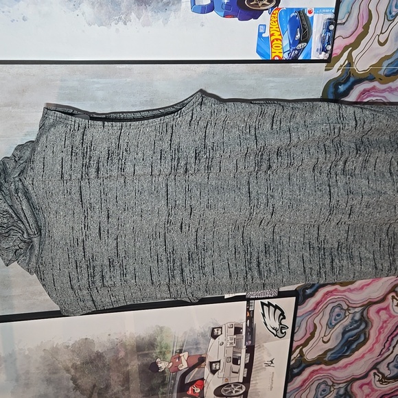 3XL Charcoal Sleeveless Hoodie with Drawstring - Picture 6 of 8